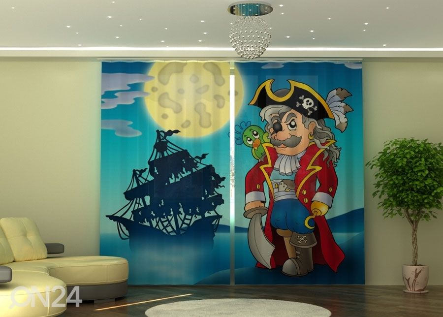 Poolpimendav kardin Pirate 290x245 cm suurendatud