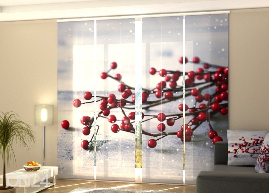 Poolpimendav paneelkardin Xmas Decoration 240x240 cm suurendatud
