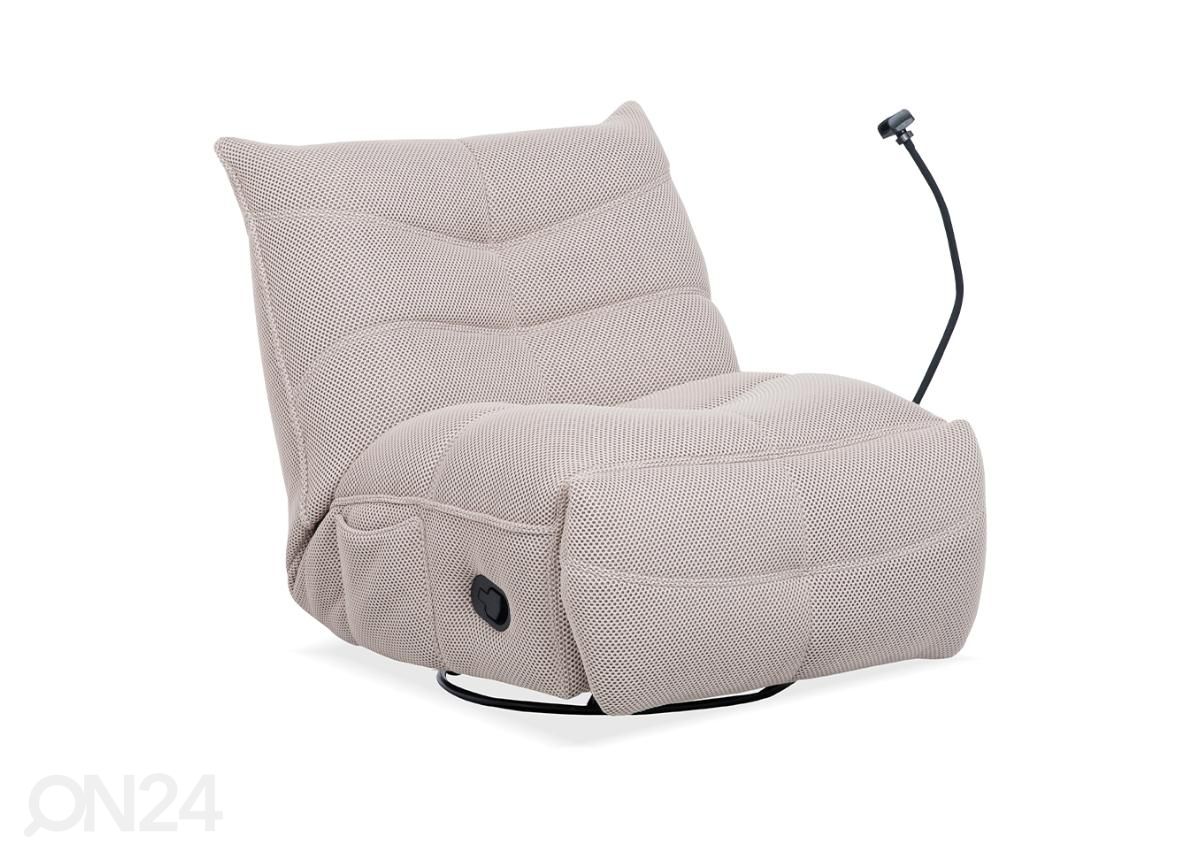 Pöörlev recliner tugitool suurendatud