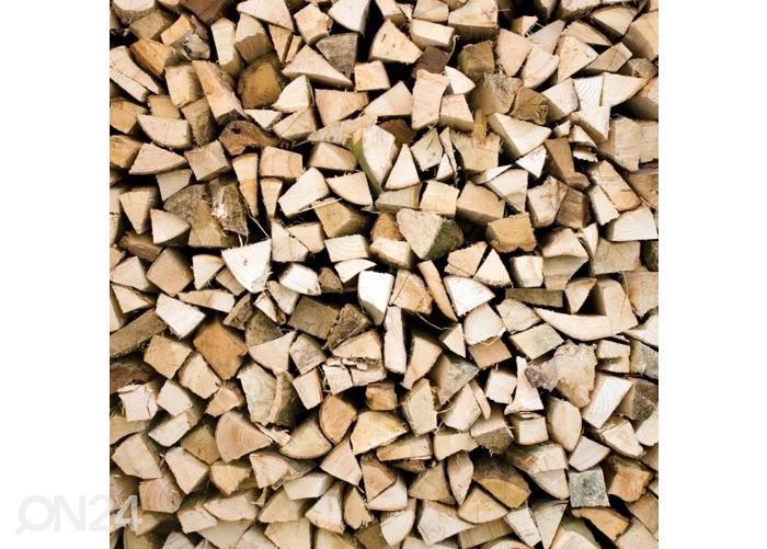 Põrandakleebis Logs 170x170 cm suurendatud