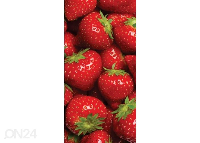 Põrandakleebis Strawberries 85x170 cm suurendatud