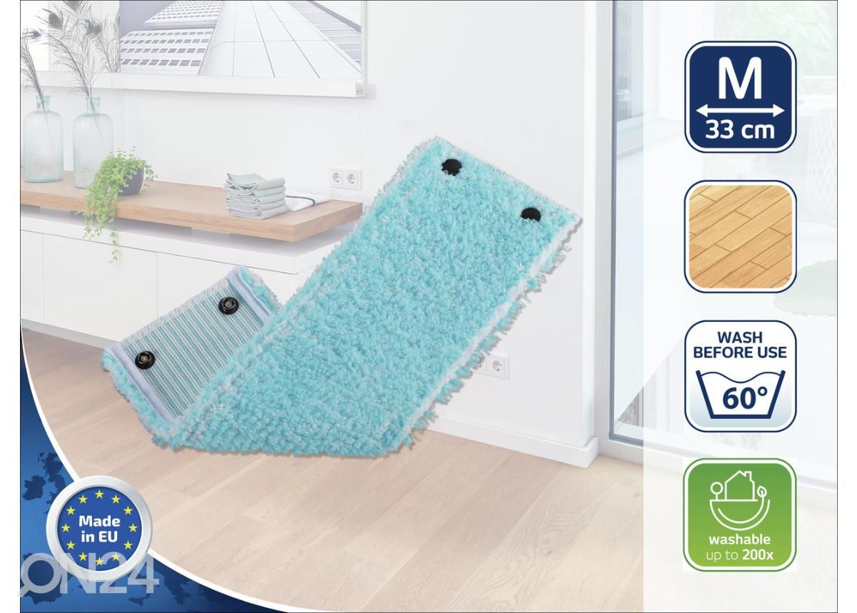 Põrandapesija vahetuskate Leifheit Twist/Combi Clean ExtraSoft suurendatud