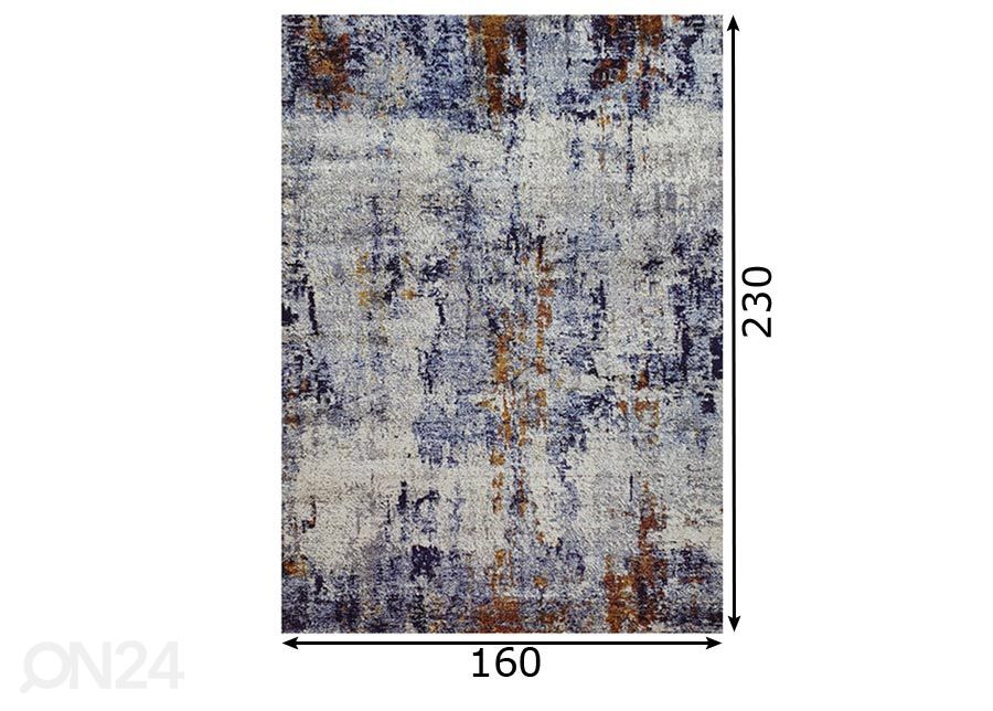 Põrandavaip Luxury 160x 230 cm suurendatud mõõdud