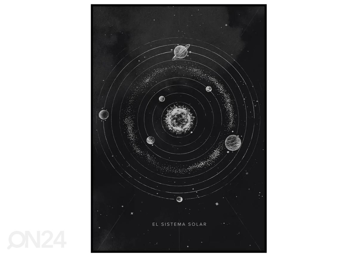 Poster El Sistema Solar 30x40 cm suurendatud