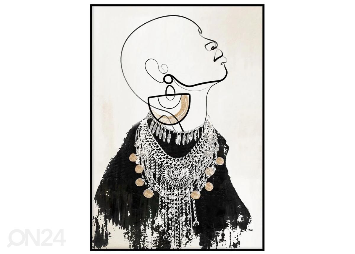 Poster Femme II 40x50 cm suurendatud