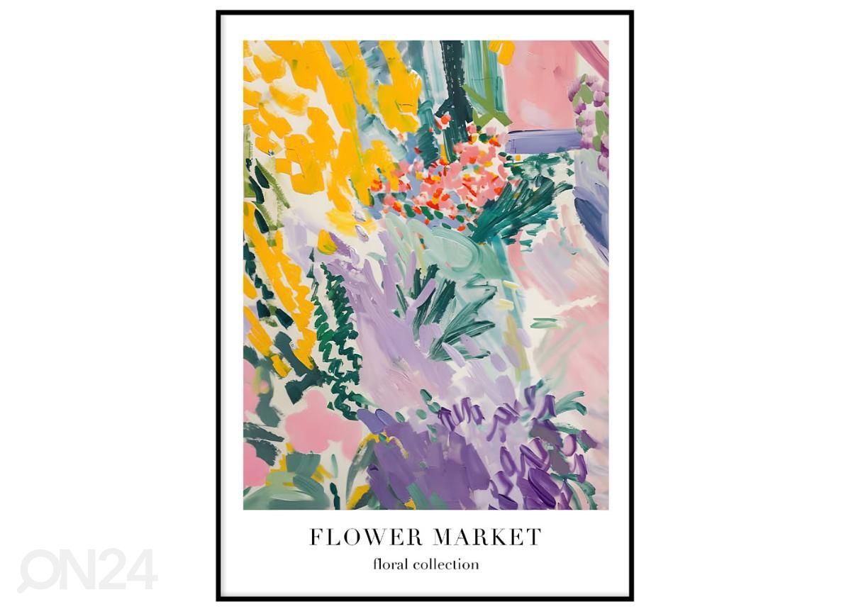 Poster Floral collection I 30x40 cm suurendatud