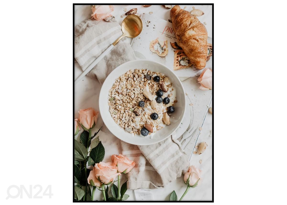 Poster Hommikusöök 30x40 cm suurendatud