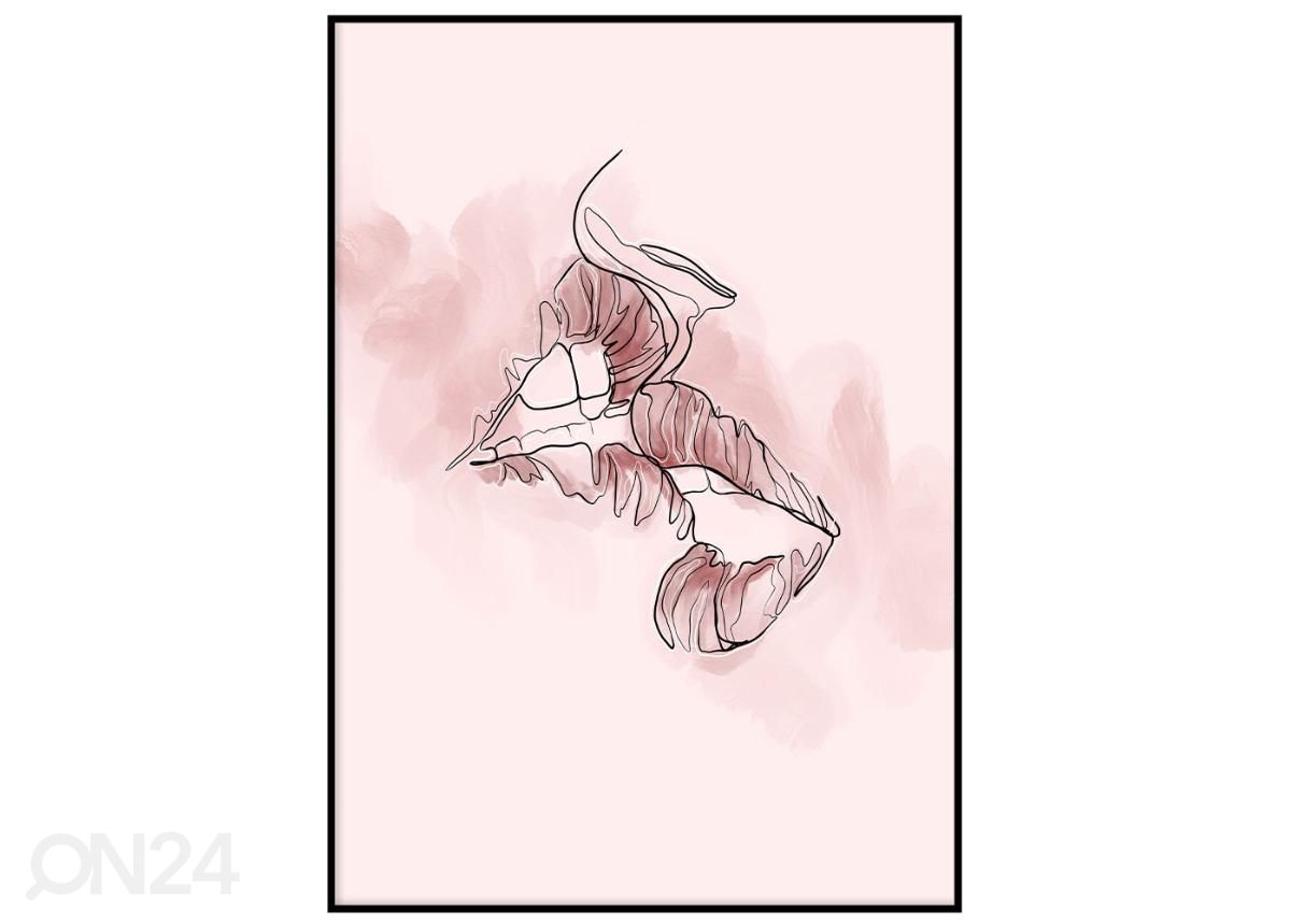 Poster Kiss & Tell 50x70 cm suurendatud