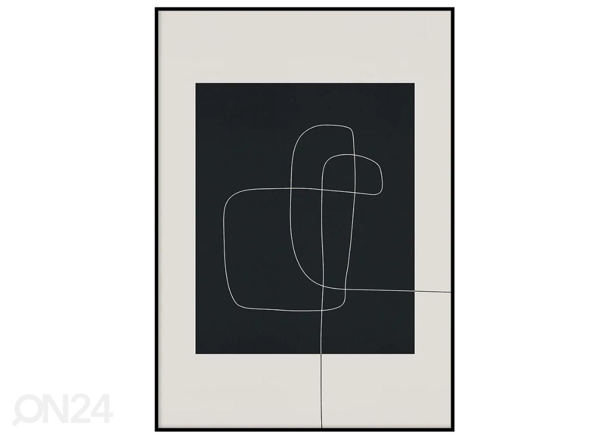 Poster Minimalistlik joon 21x30 cm suurendatud