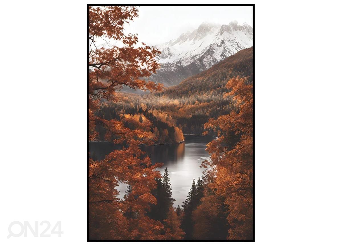 Poster Oranž sügis I 30x40 cm suurendatud