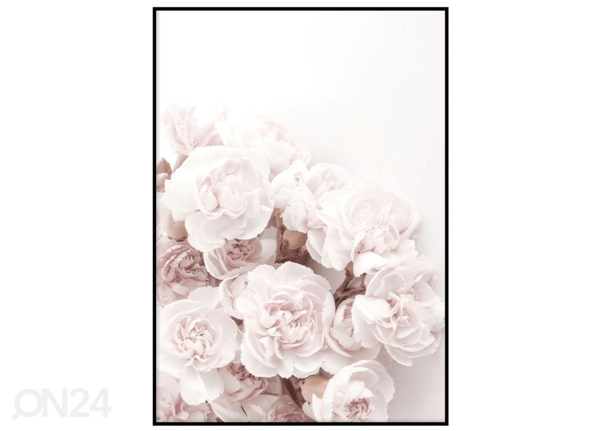 Poster Pastelne lillekimp 50x70 cm suurendatud