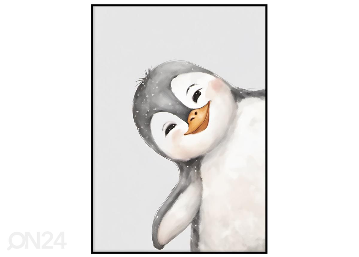 Poster Pingviin 40x50 cm suurendatud