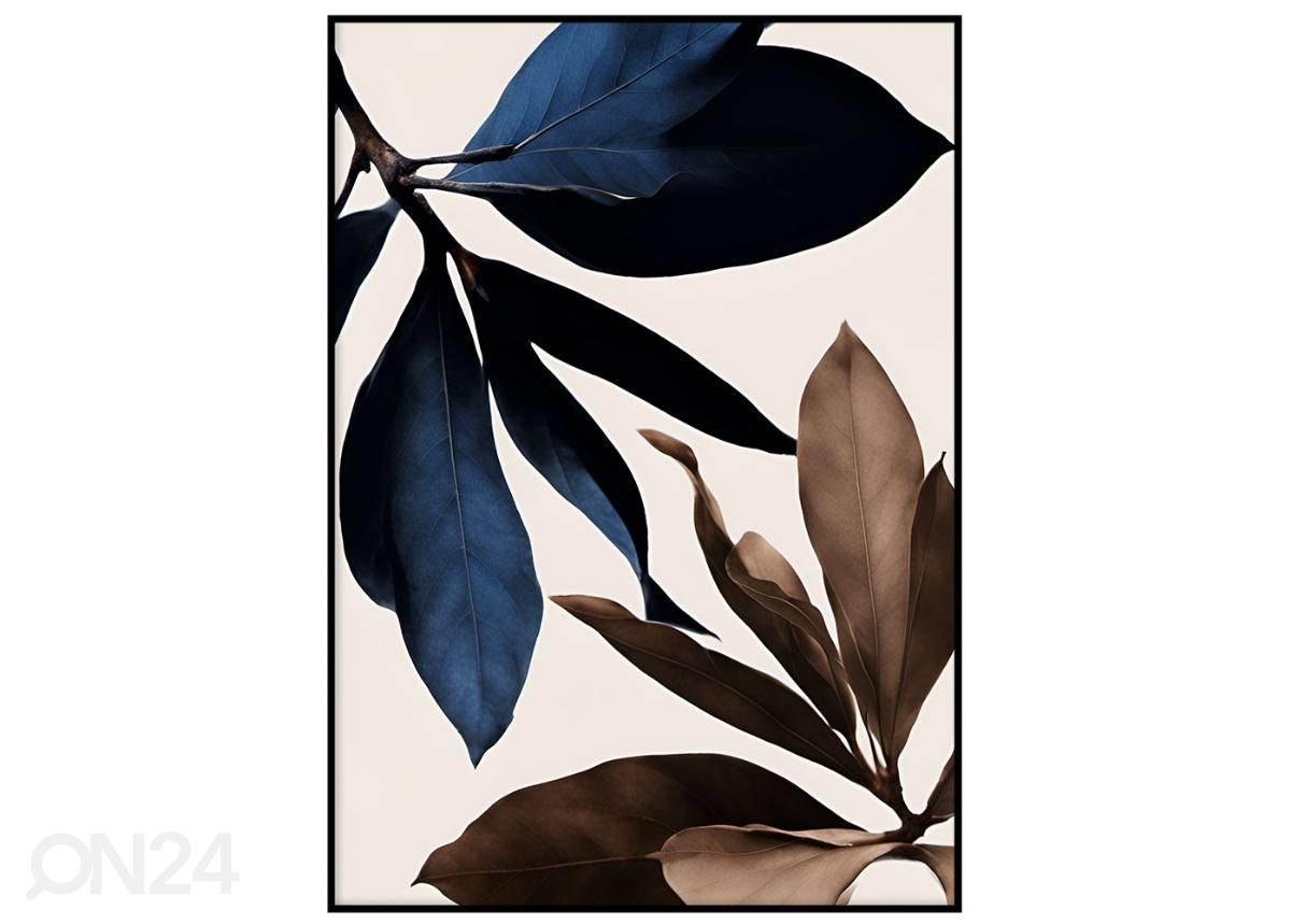 Poster Pronks ja sinine 30x40 cm suurendatud