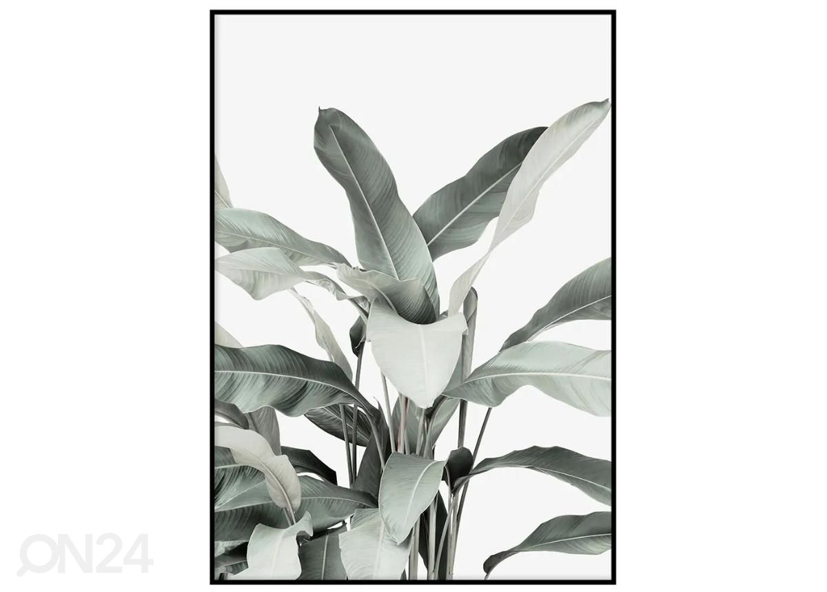 Poster Rohelised lehed I 30x40 cm suurendatud