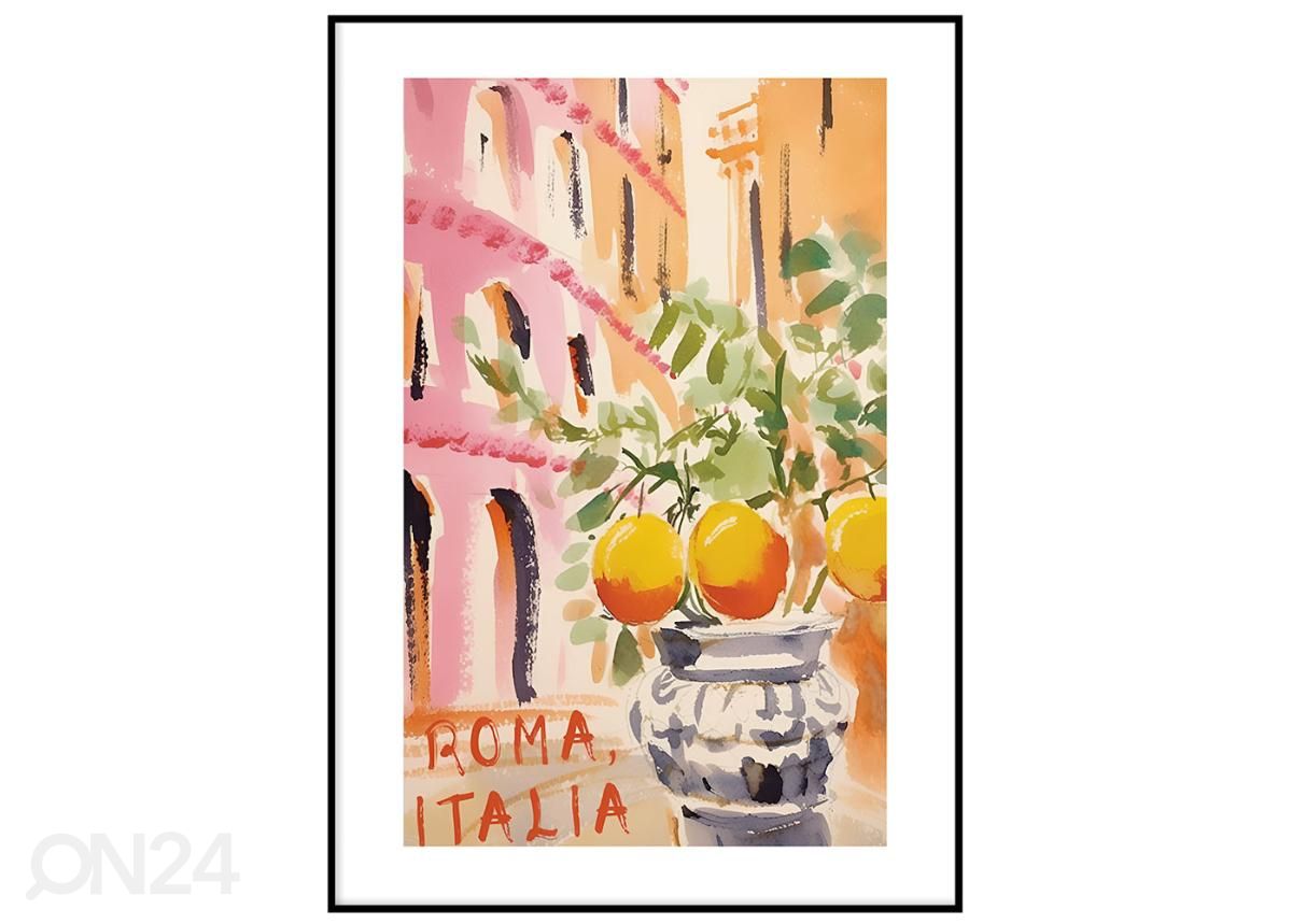 Poster Roma Italia 40x50 cm suurendatud