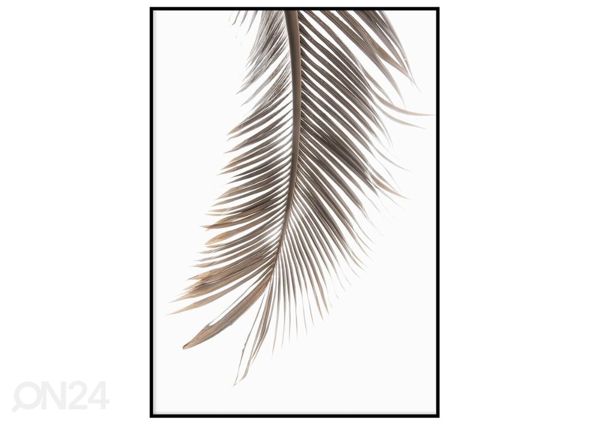 Poster Troopiline palmileht 30x40 cm suurendatud