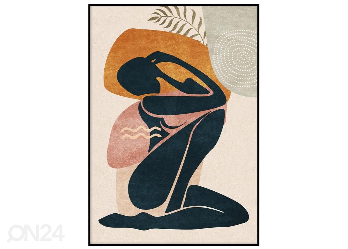 Poster Värvikirev illustratsioon 40x50 cm suurendatud