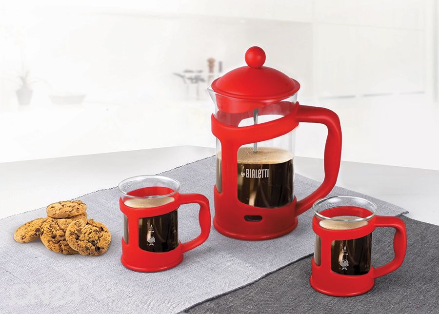 Presskannu komplekt 2 kruusiga Bialetti suurendatud