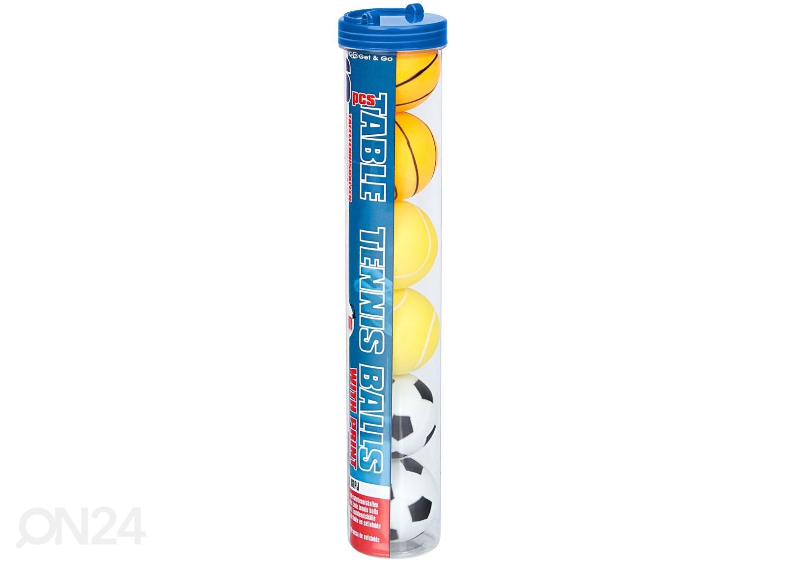Prinditud Lauatennise Pallid Tuubis. Get & Go suurendatud