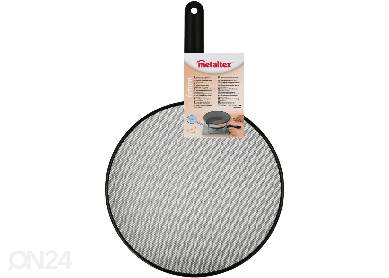 Pritsimiskaitse Futura Ø 29 cm, must suurendatud