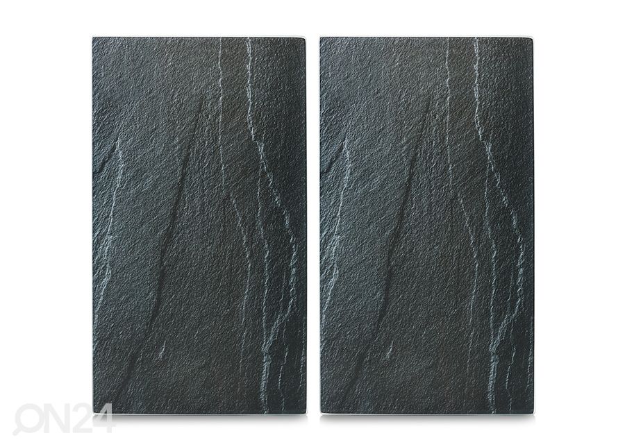 Pritsmekaitse/pliidiplaadikate Slate 52x30 cm 2 tk suurendatud