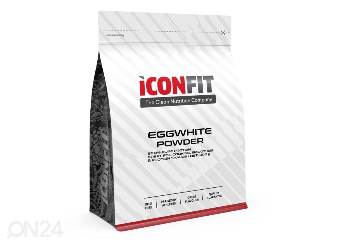 Proteiin munavalge pulber 85,8% 800g Iconfit suurendatud
