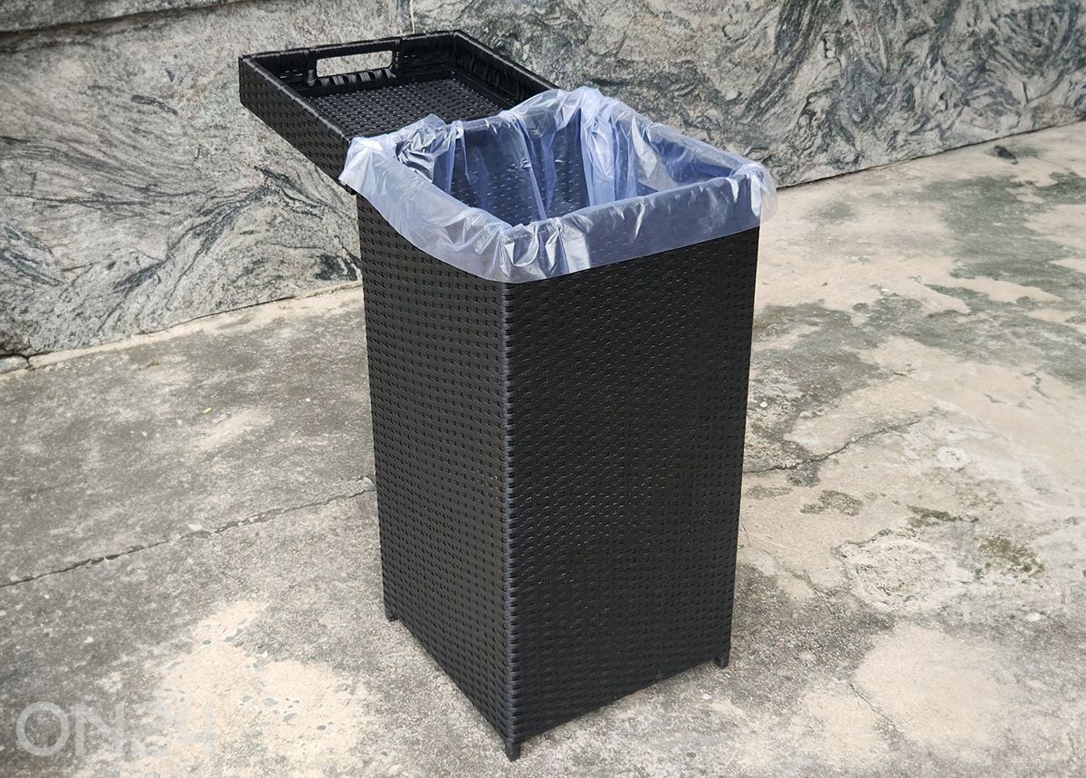 Prügikast aeda Wicker suurendatud