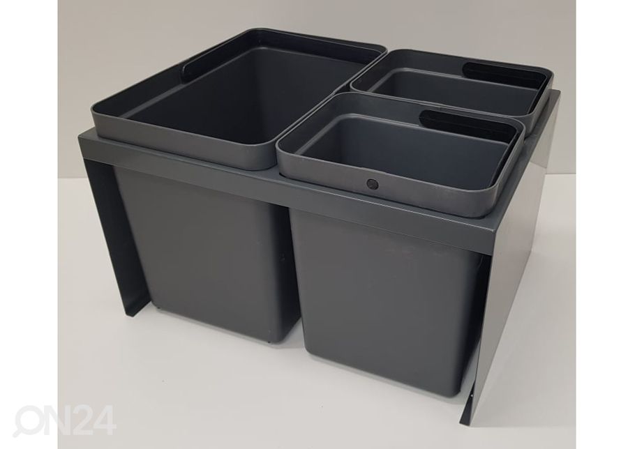 Prügikastide komplekt 60 cm sahtlisse suurendatud