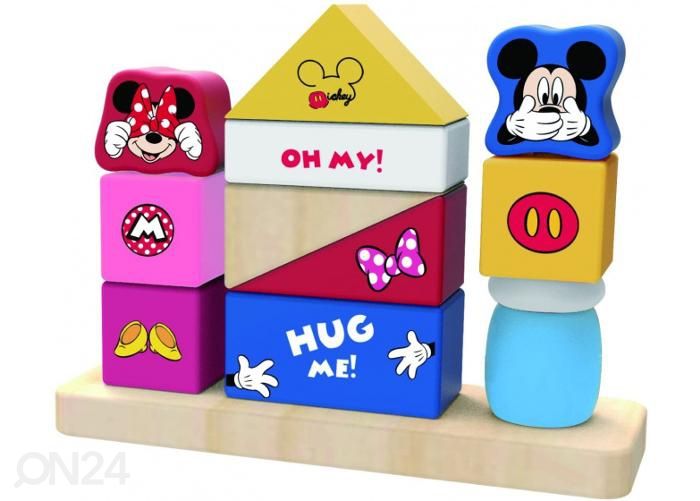 Puidust ladumiskomplekt Miki Hiir Disney suurendatud