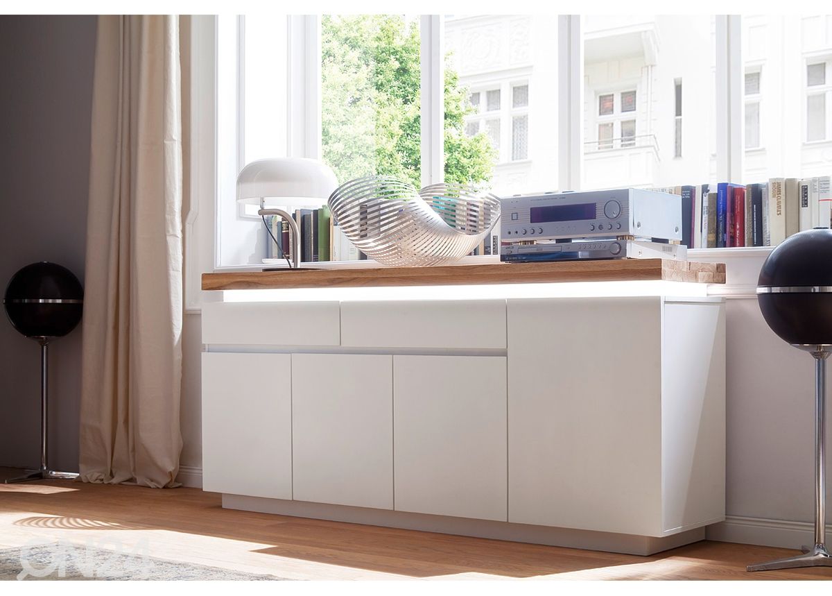 Puidust plaadiga Kummut Romina 48994MW5 suurendatud