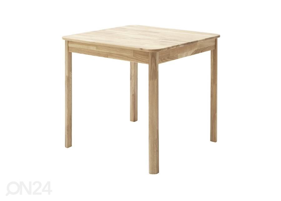 Puidust Söögilaud Oskar 80x80 cm suurendatud