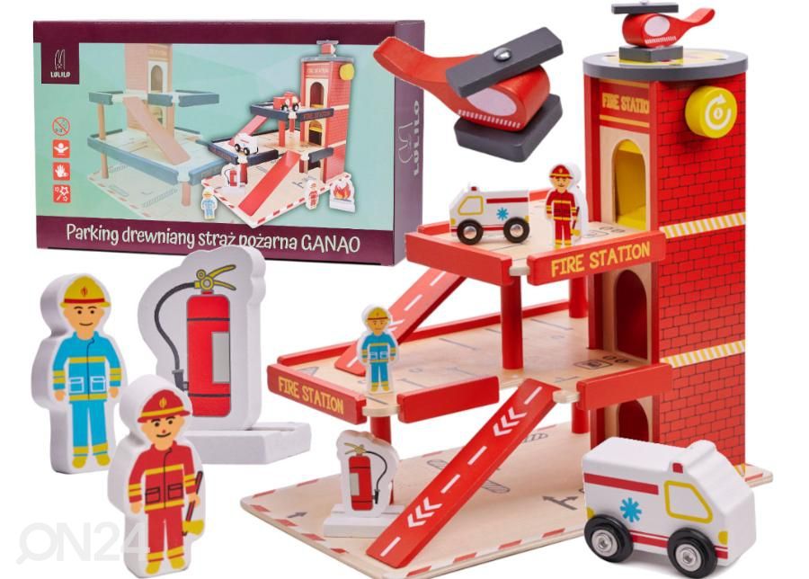 Puidust tuletõrje parkimismaja suurendatud