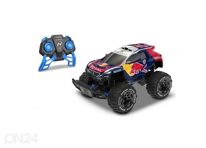 Puldiauto NIKKO Off-Road Peugeot 2008 Red Bull 1:18 suurendatud