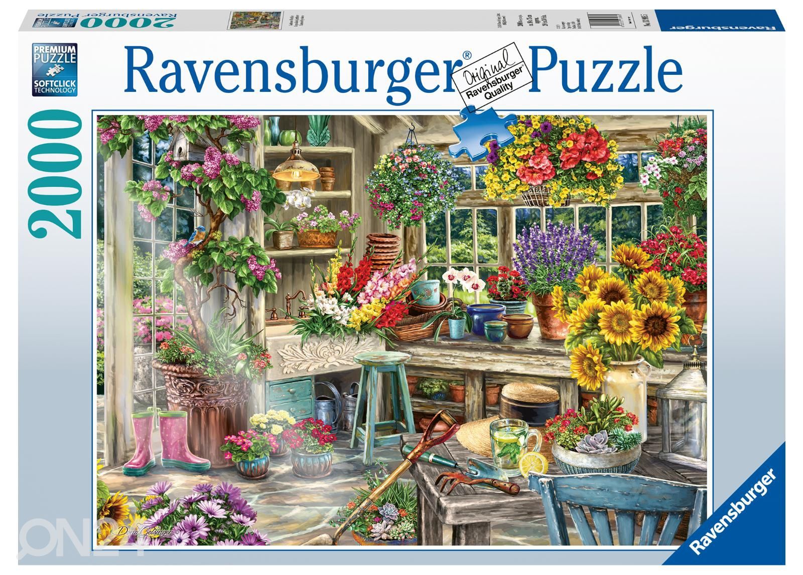 Pusle 2000 tk Aiaparadiis Ravensburger suurendatud