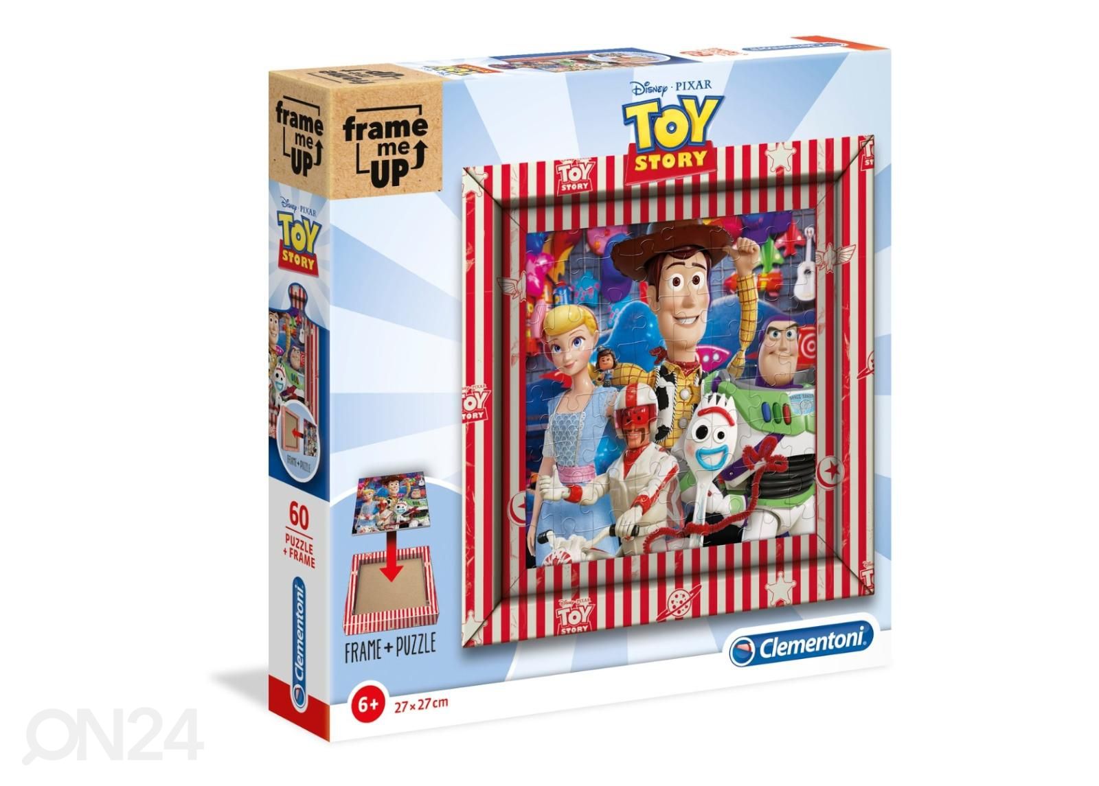 Pusle raamiga Toy Story Clementoni 60 tk suurendatud