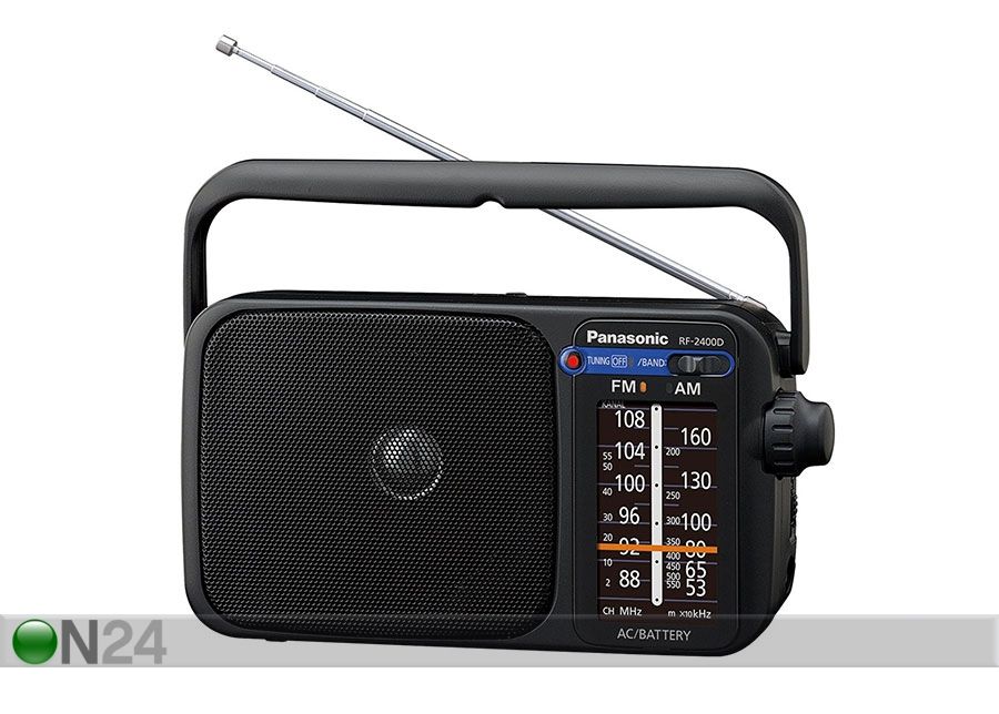Raadio Panasonic suurendatud