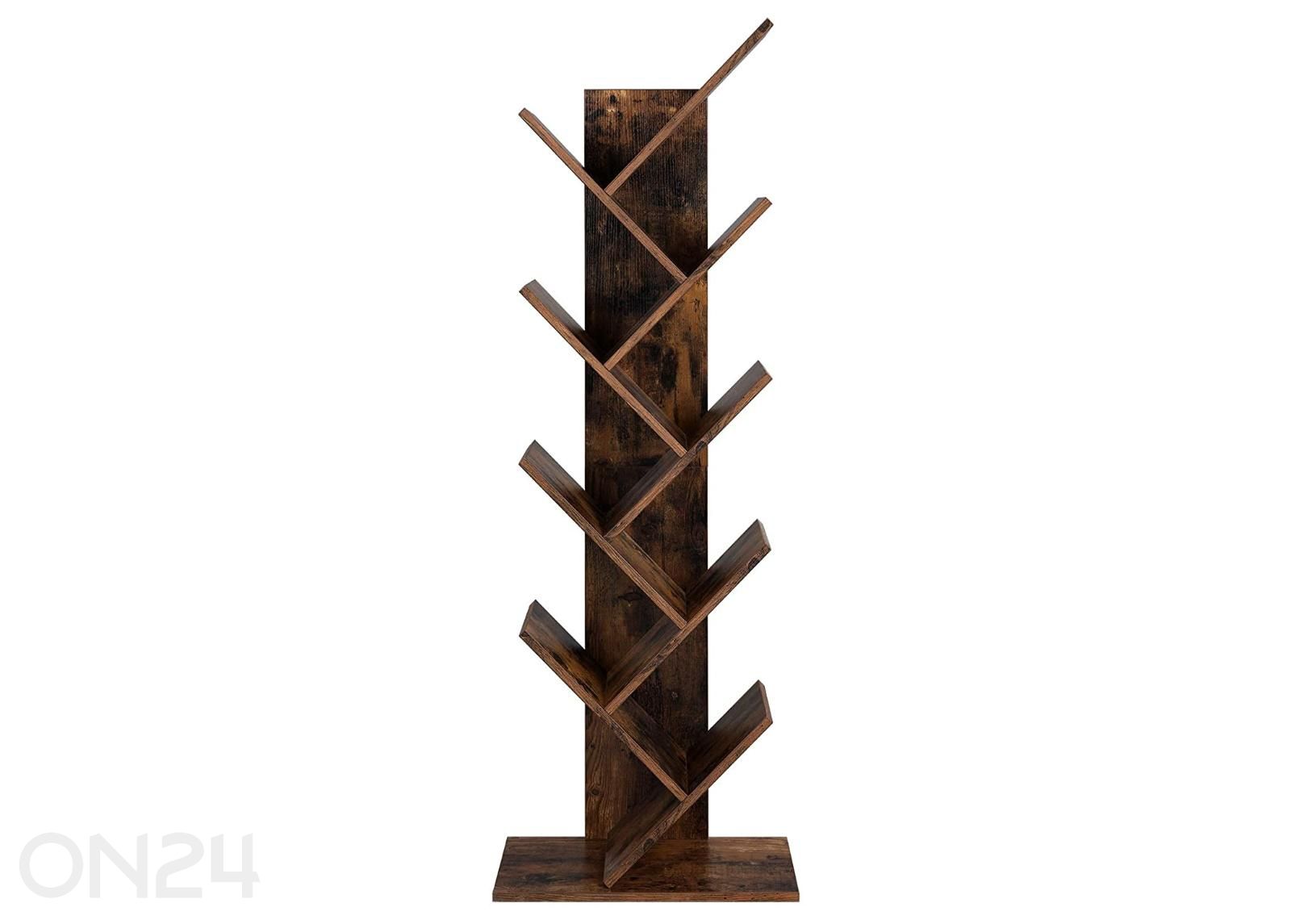 Raamaturiiul 141,5 cm, pruun suurendatud