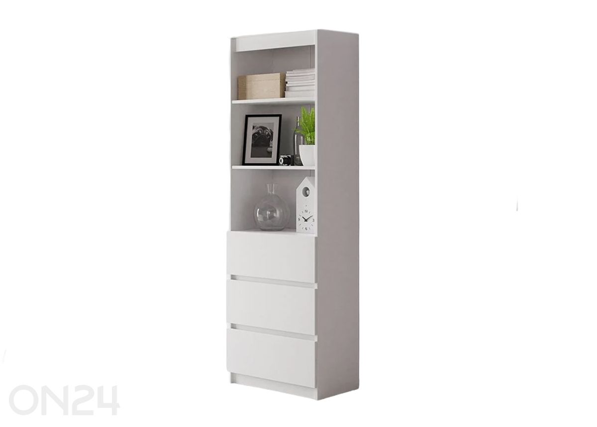 Raamaturiiul sahtlitega 60 cm suurendatud