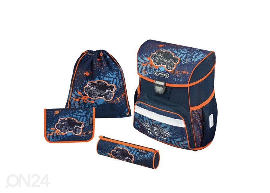 Ranitsakomplekt Herlitz Loop plus Monster Truck suurendatud