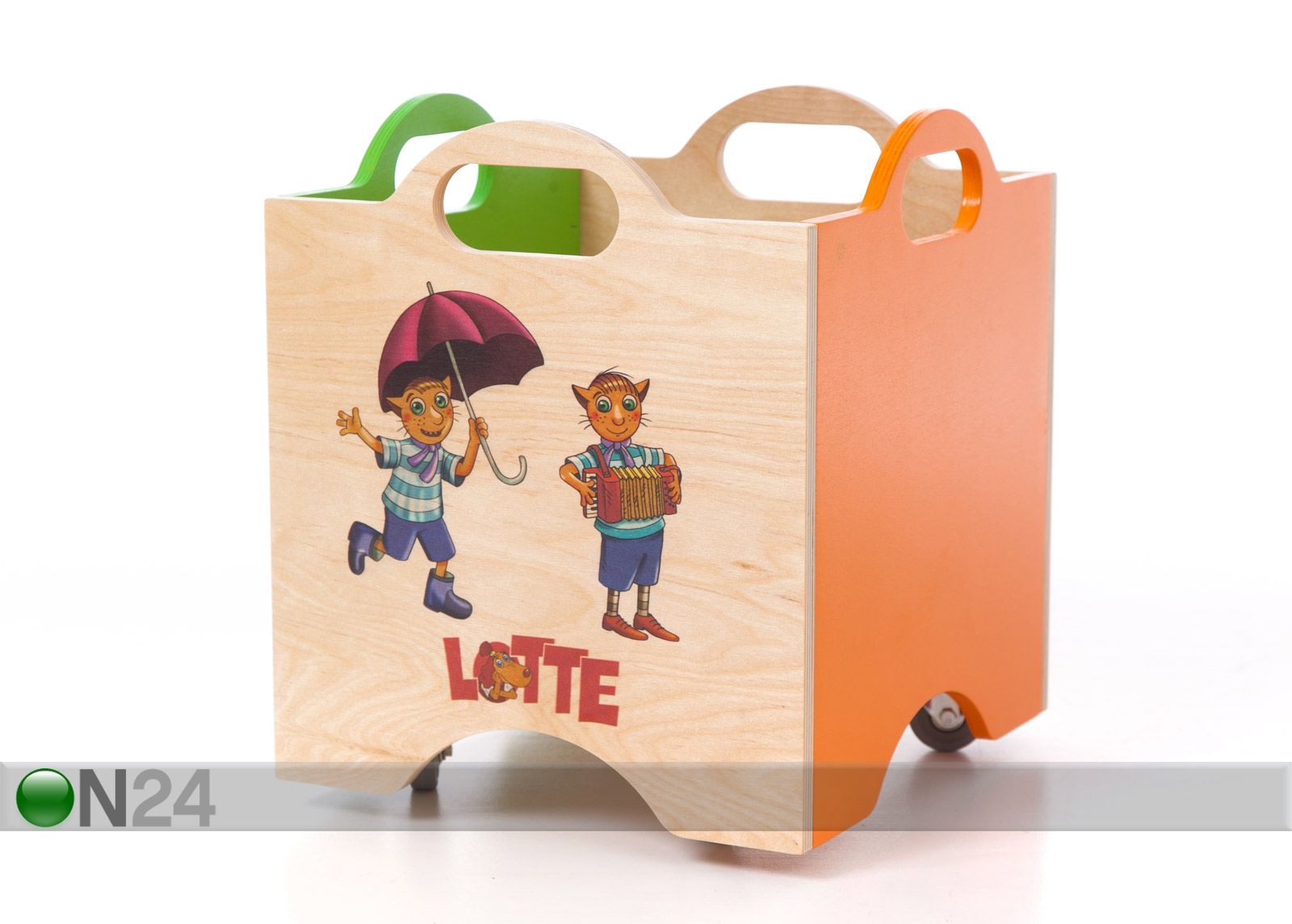 Ratastel mänguasjakast Lotte suurendatud