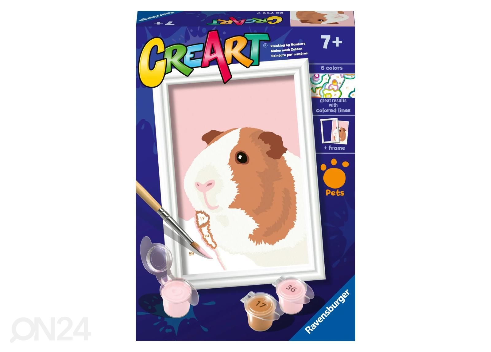 Ravensburger maalimine numbrite järgi Merisiga suurendatud