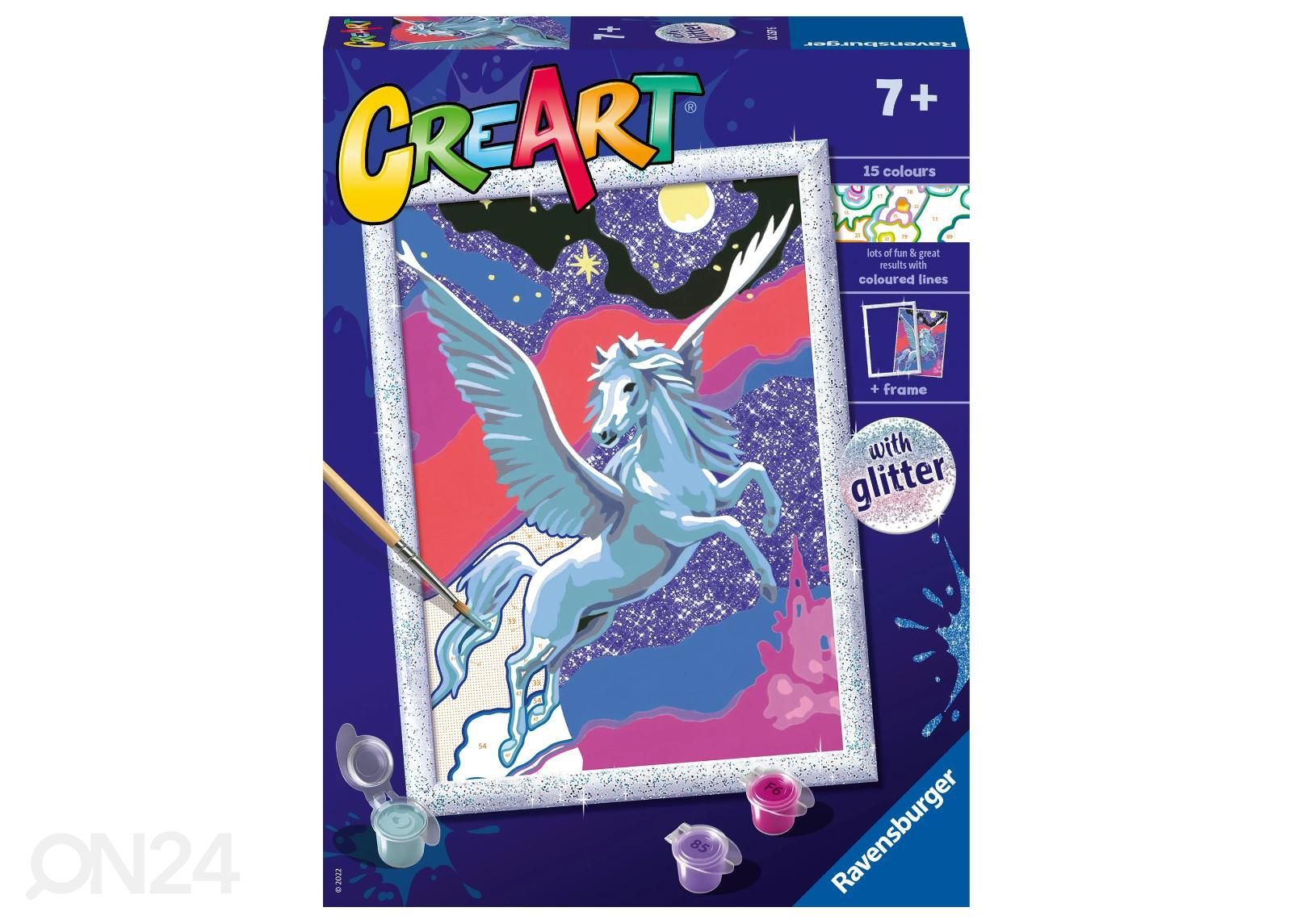 Ravensburger maalimine numbrite järgi Pegasus suurendatud