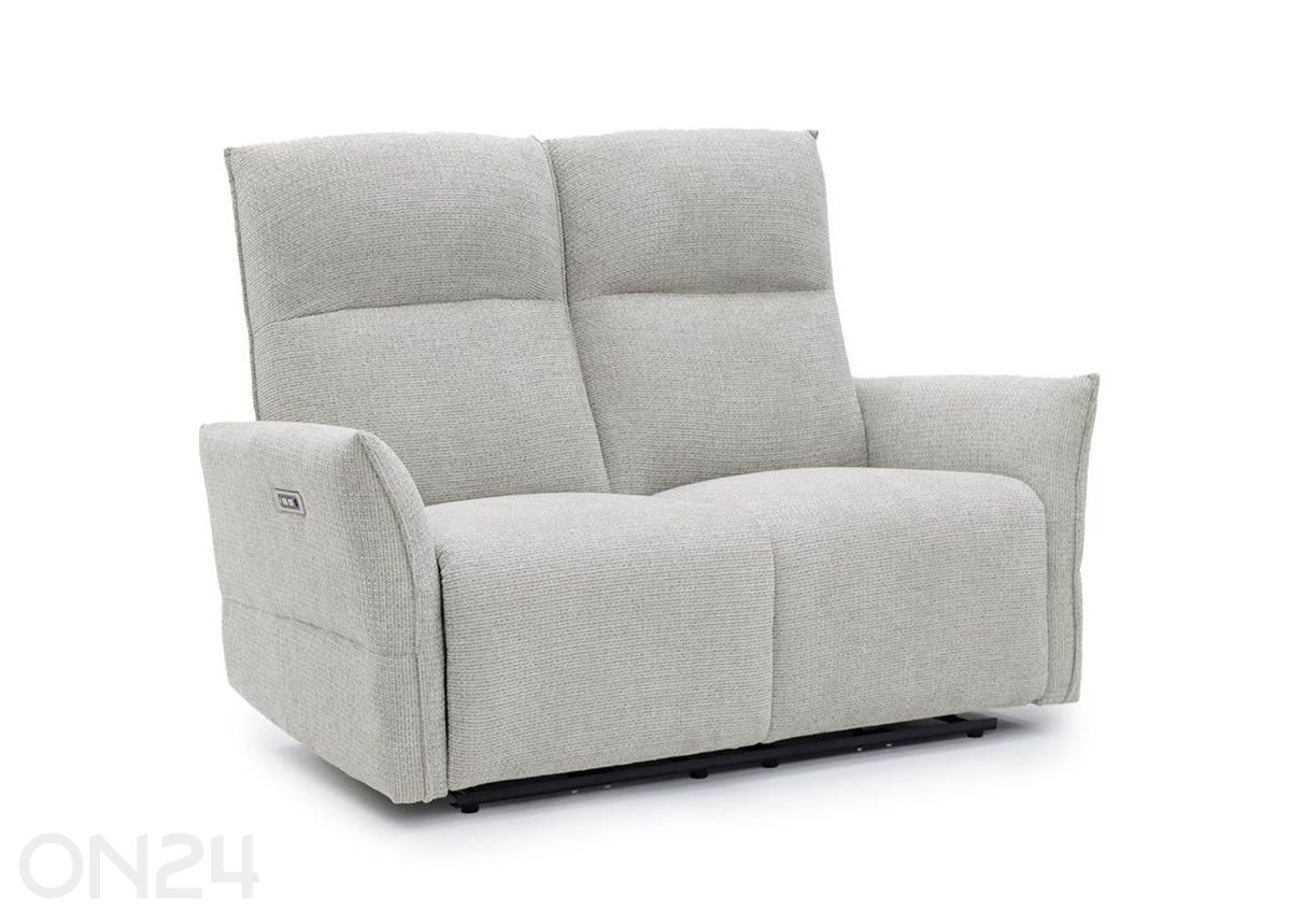Recliner 2-kohaline diivan Eleganz 2, helehall suurendatud