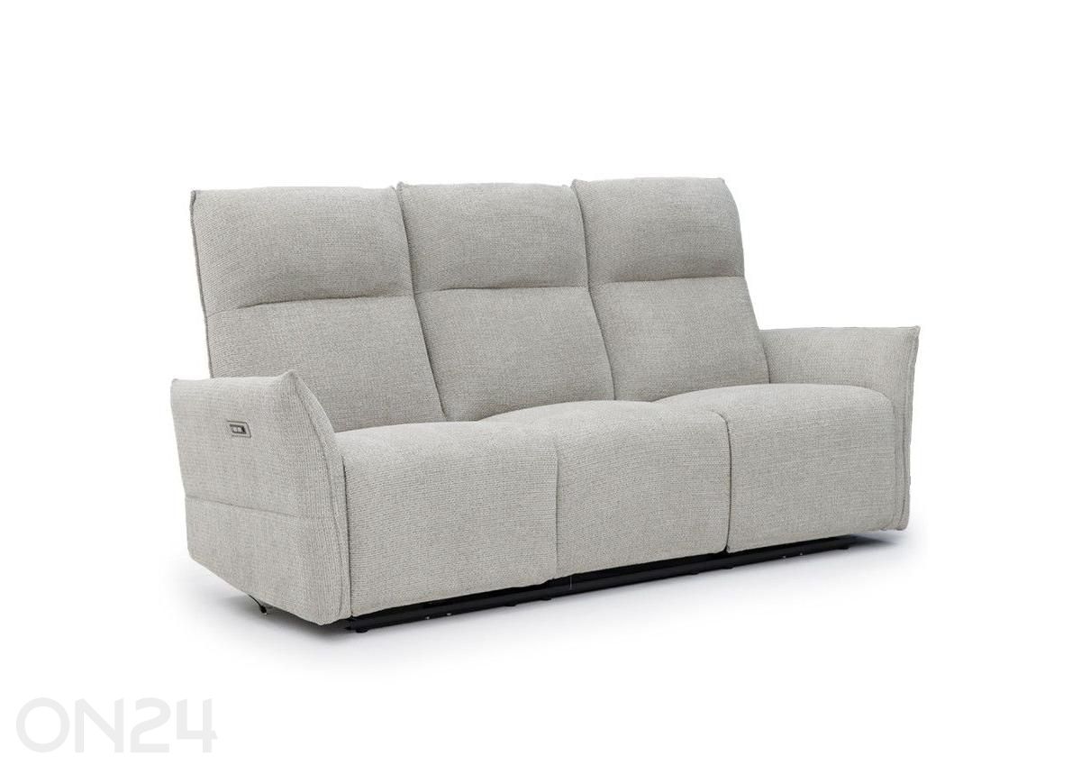 Recliner 3-kohaline diivan Eleganz 3, helehall suurendatud