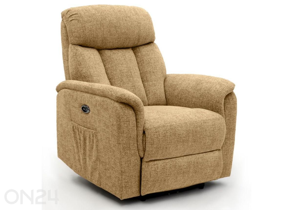Recliner tugitool Rosaalia, kollane suurendatud