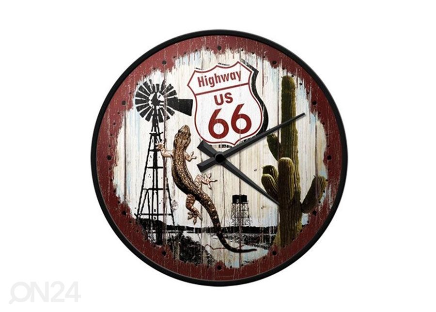 Retro seinakell Route 66 Survivor suurendatud