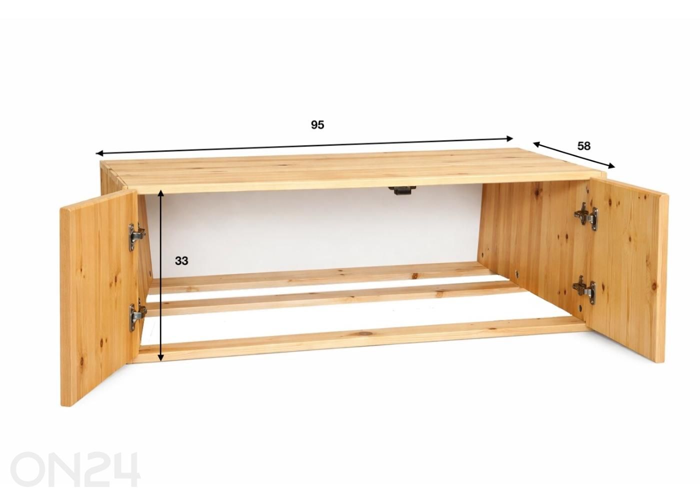 Riidekapi kõrgendus suurendatud mõõdud