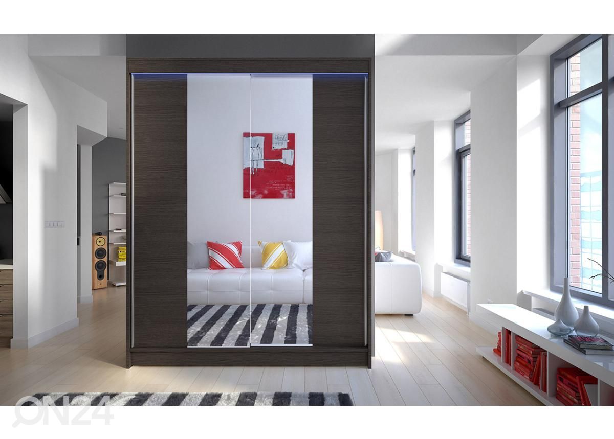 Riidekapp 2 + LED suurendatud