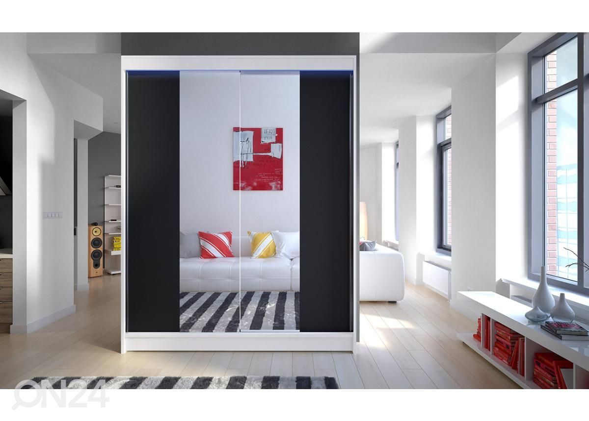 Riidekapp 2 + LED suurendatud
