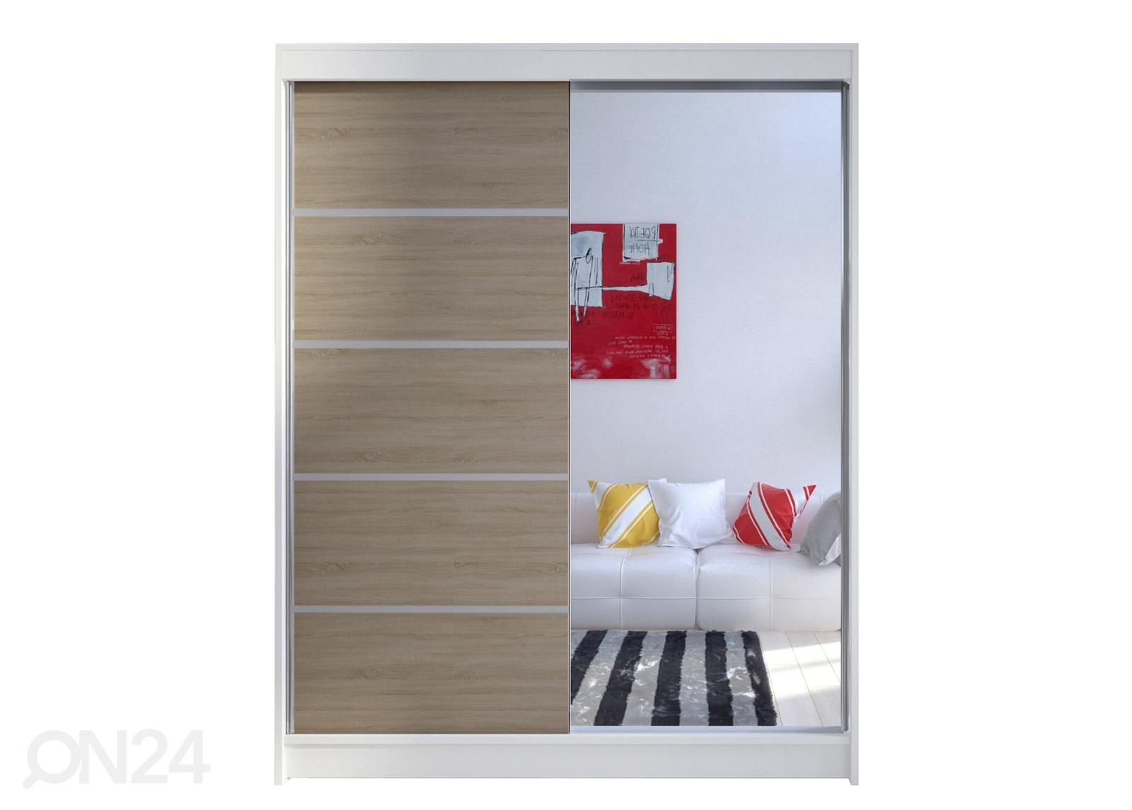 Riidekapp 3 + LED suurendatud